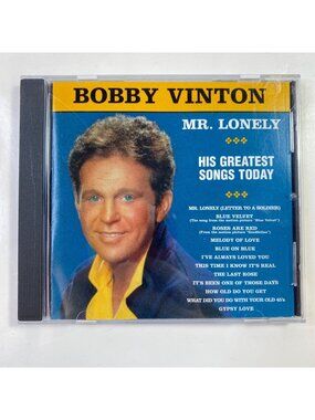 Bobby Vinton – Mr. Lonely His Greatest Songs Today 1991 CD Curb Records Pop Hits